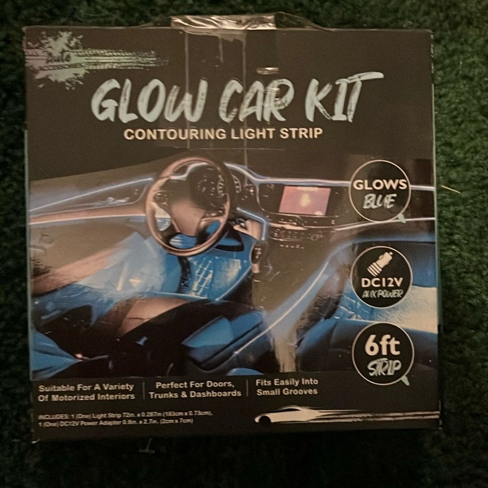 Blue vehicle LED lights